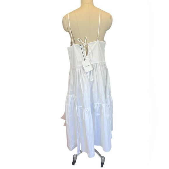 Cuyana organic cotton poplin midi dress size medium, nwt - Picture 7 of 10